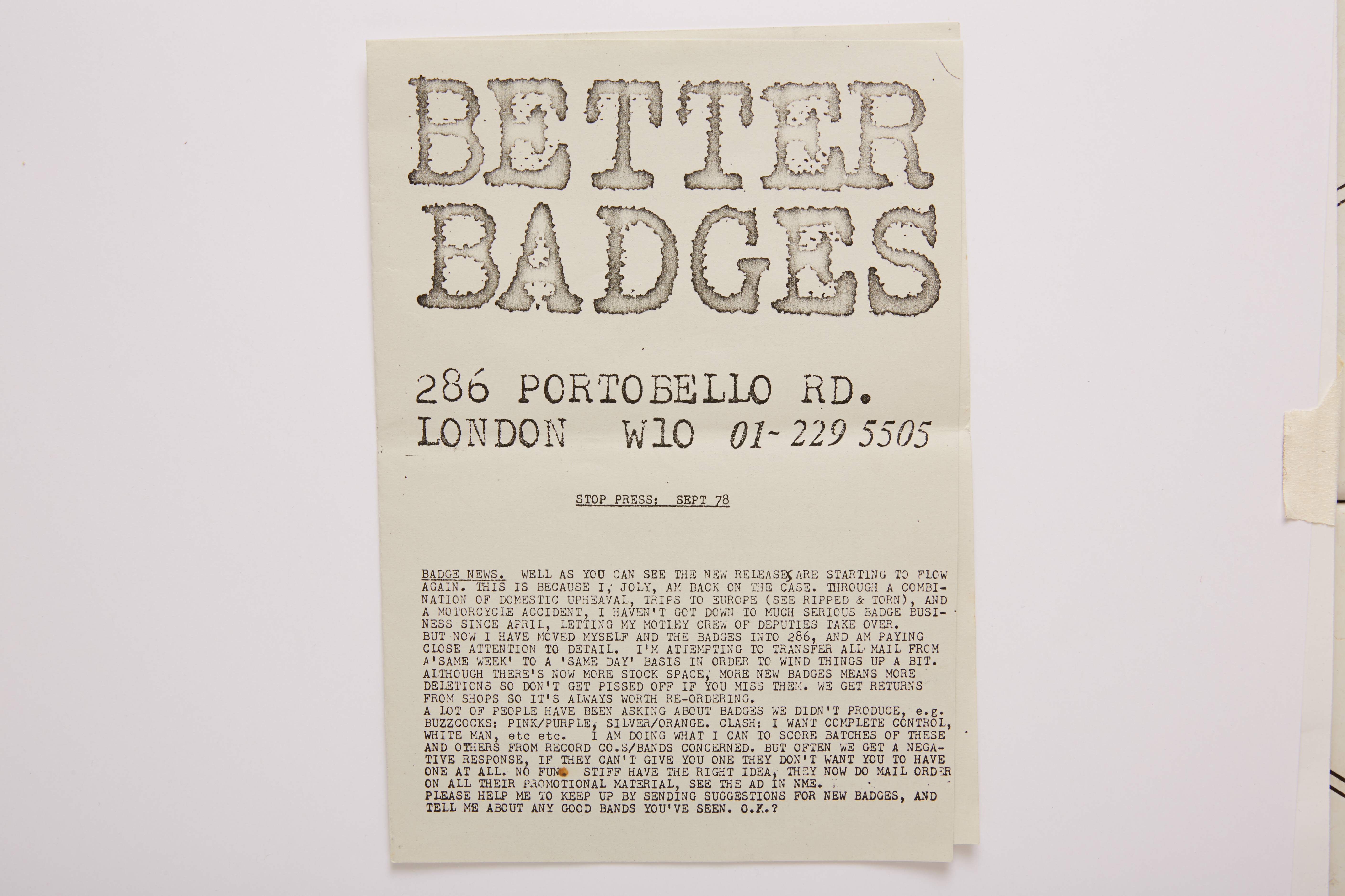 Classic 25mm badges from the Better Badges collection